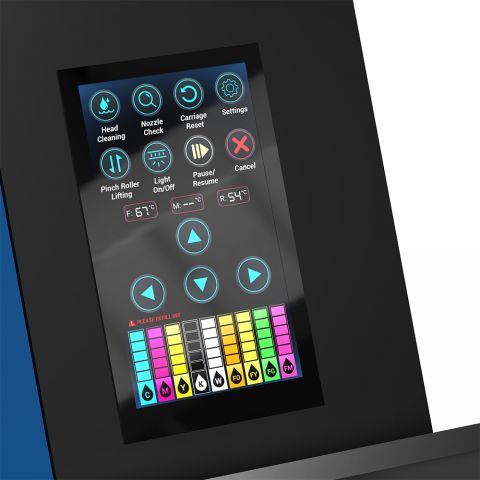 HC602F 60cm Two-head Fluorescence DTF Printer