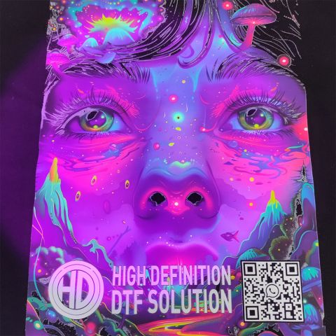 HC602F 60cm Two-head Fluorescence DTF Printer